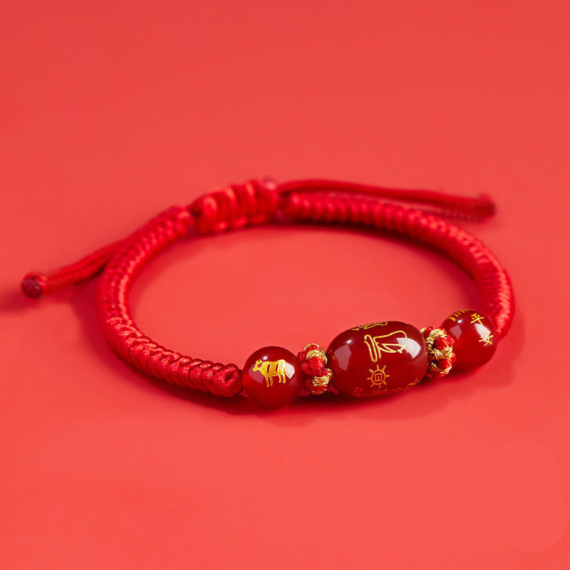 Crystal Energy Healing Blessing Good luck Occult fashion Pop jewelry bracelet