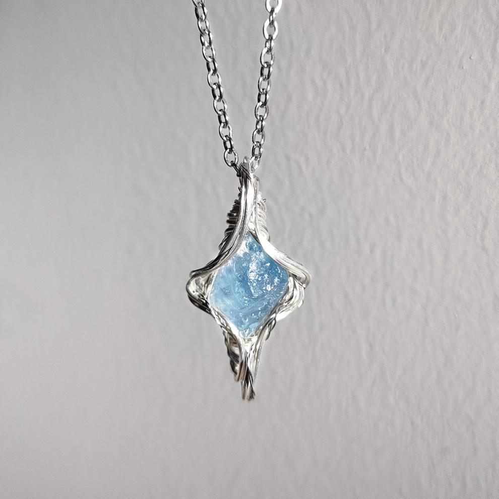 Dive into Tranquility with GL Jewelry's Blue Crystal Necklaces