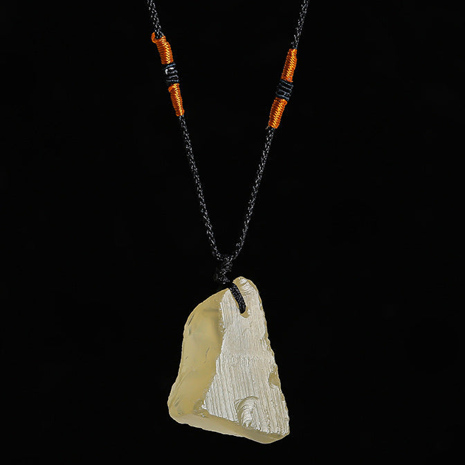 Crystal Energy healing blessing good luck occult wealth health and happiness fashion popular jewelry necklace