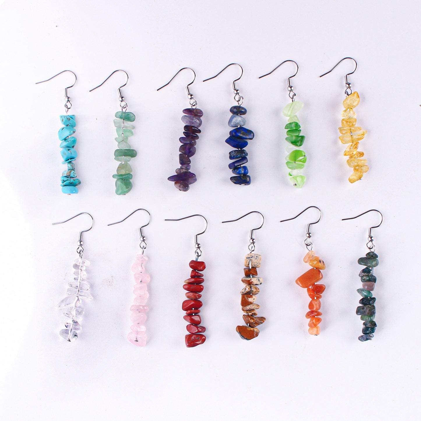 Shine Bright with Our Crystal Chip Earrings