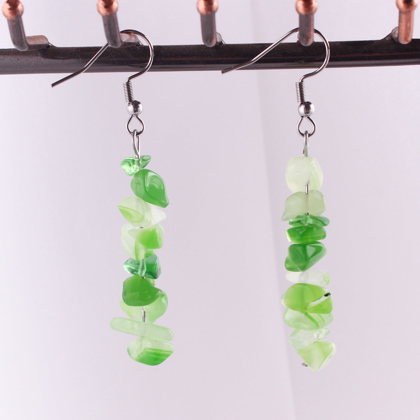 Shine Bright with Our Crystal Chip Earrings