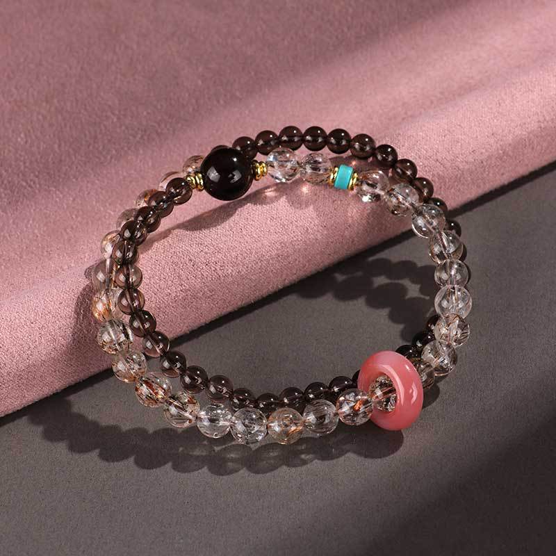 Crystal Energy Healing Blessing Good Luck Occult Wealth Health Happiness Fashion Love Pop Jewelry Gift Bracelet