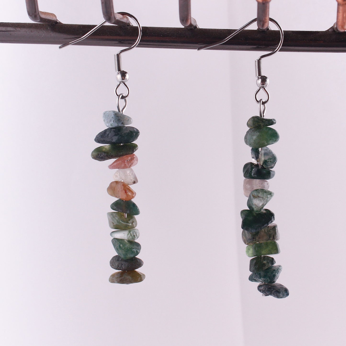 Shine Bright with Our Crystal Chip Earrings
