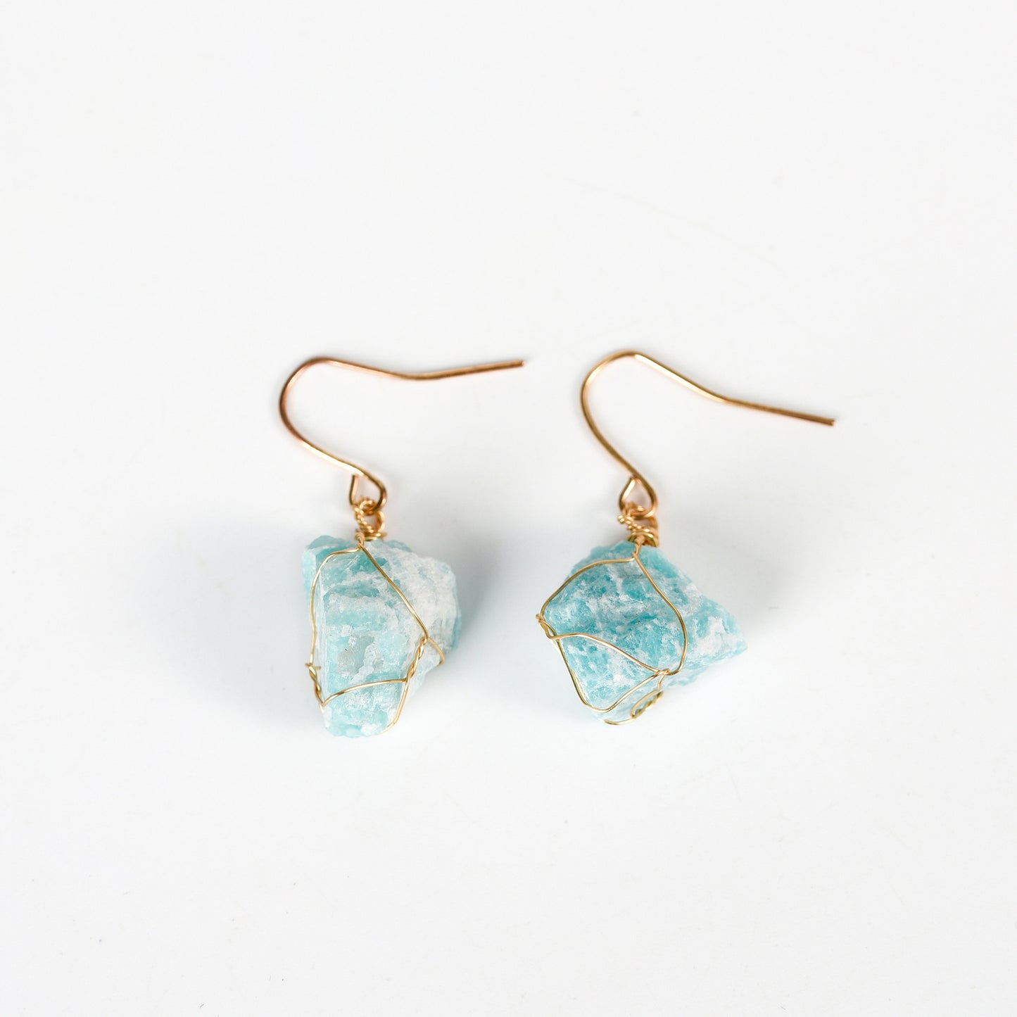 Natural crystal earrings