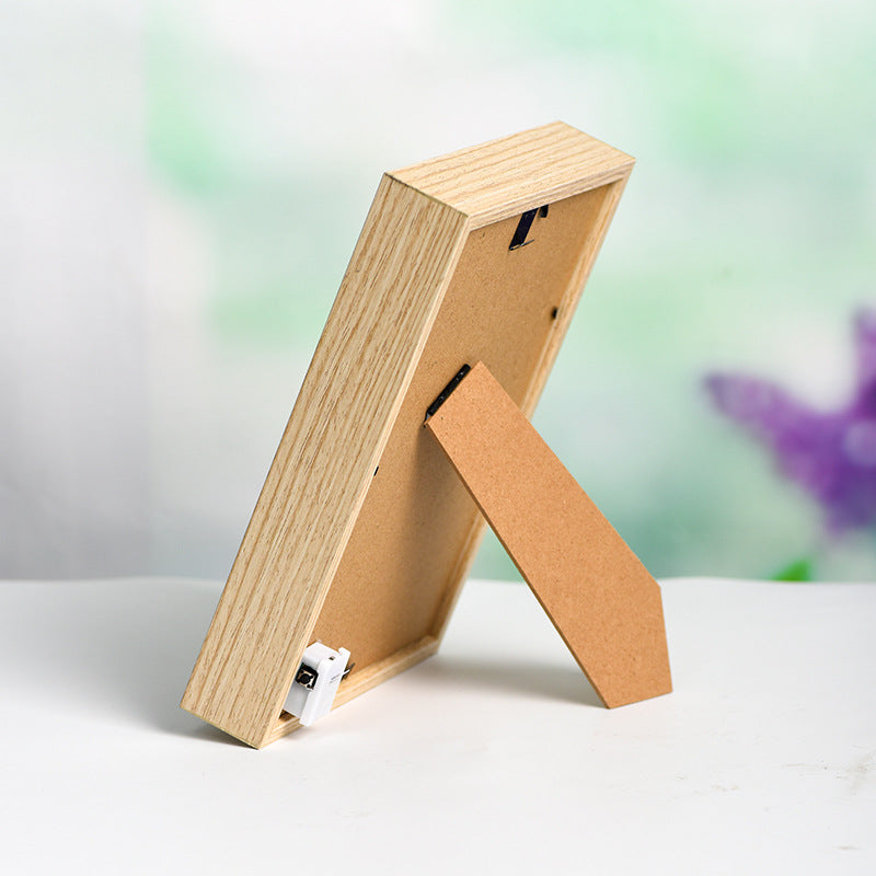 Colorful rough stone crystal light photo frame table wholesale housewarming new home picture frame home festive ornament gifts