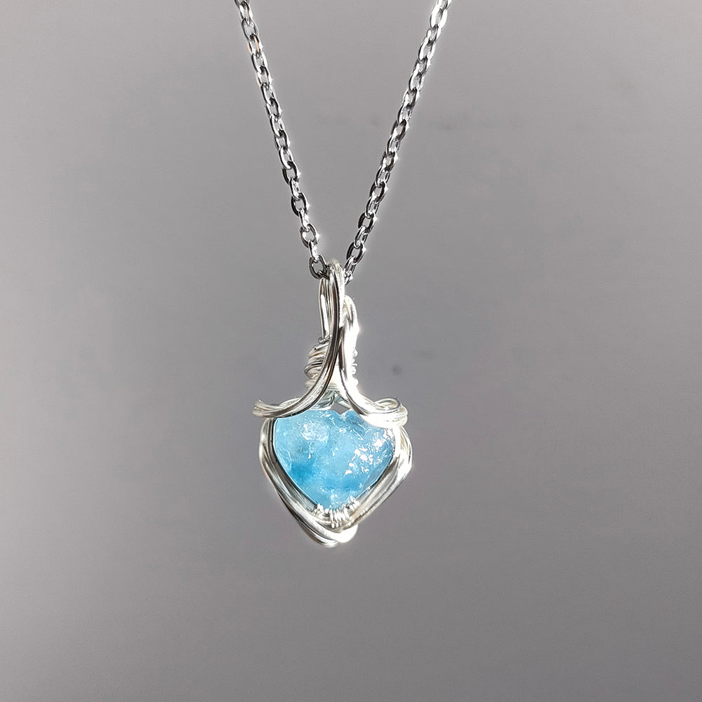 Dive into Tranquility with GL Jewelry's Blue Crystal Necklaces