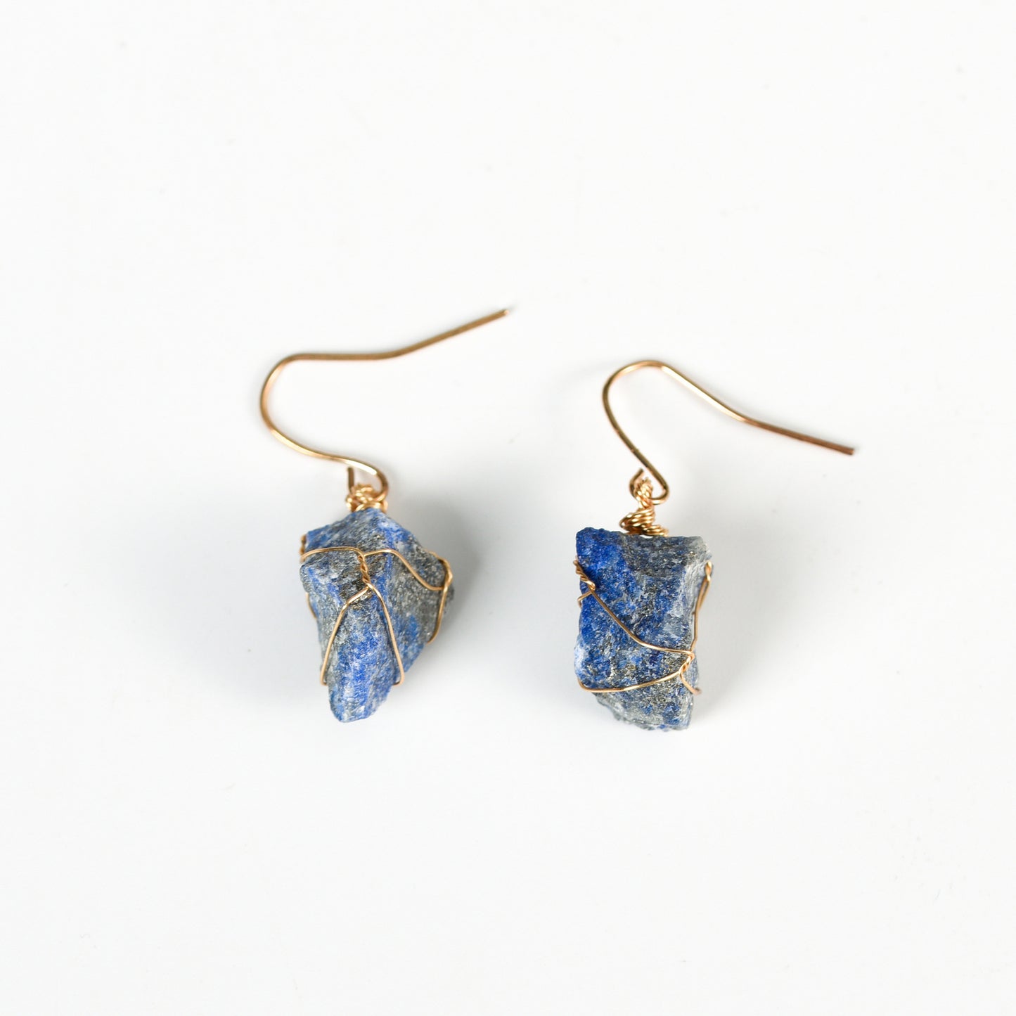 Natural crystal earrings