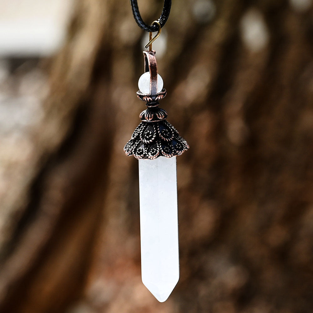 Pendulum crystal pendant