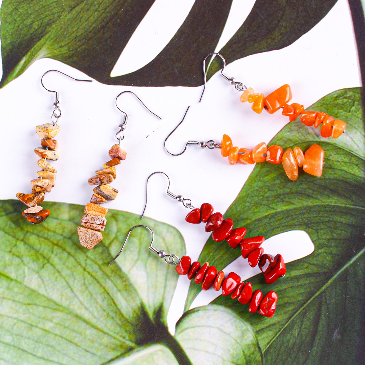 Shine Bright with Our Crystal Chip Earrings
