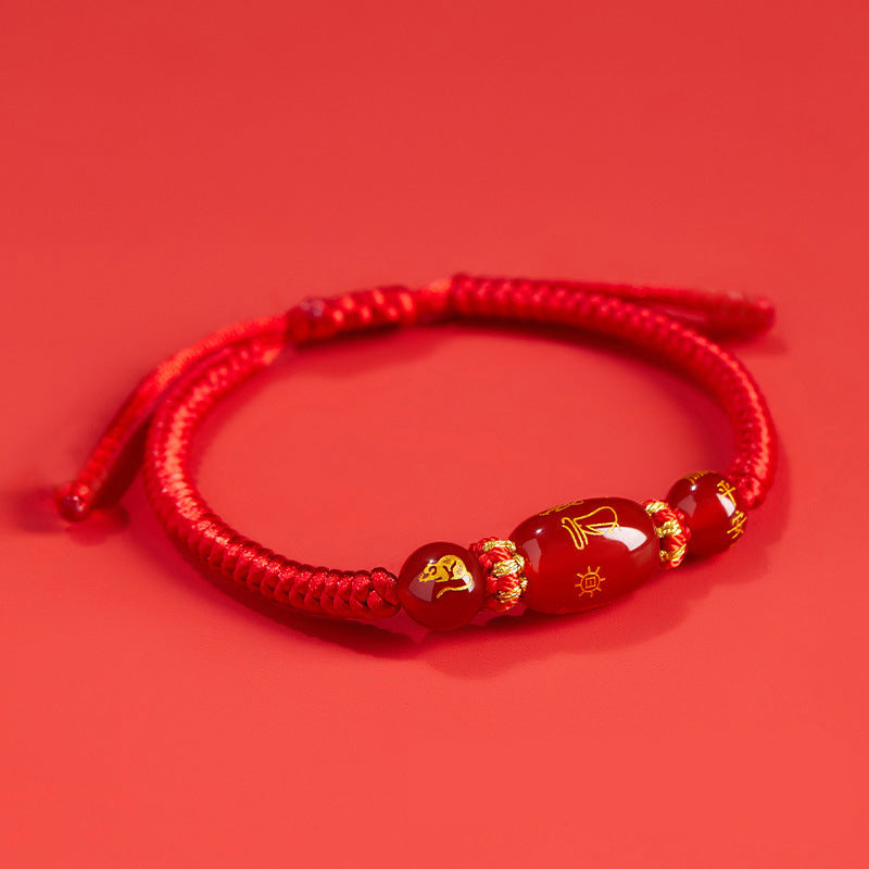 Crystal Energy Healing Blessing Good luck Occult fashion Pop jewelry bracelet