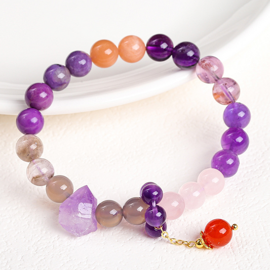 Crystal Energy Healing Blessing Good luck Occult fashion Pop jewelry bracelet