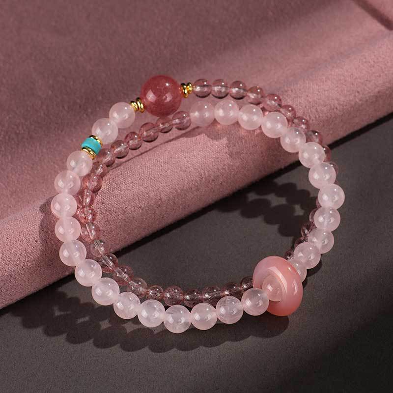 Crystal Energy Healing Blessing Good Luck Occult Wealth Health Happiness Fashion Love Pop Jewelry Gift Bracelet