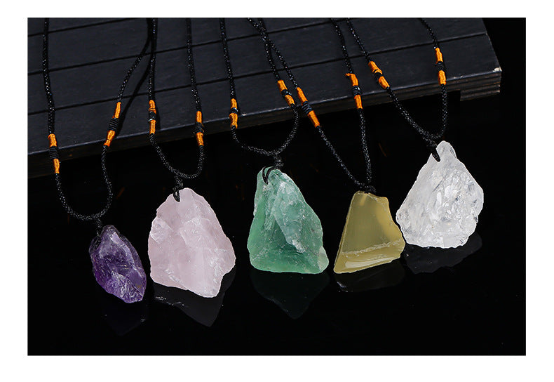 Crystal Energy Healing Blessing Good Luck Occult Wealth Health Happiness Fashion Love Pop Jewelry Gift Necklace