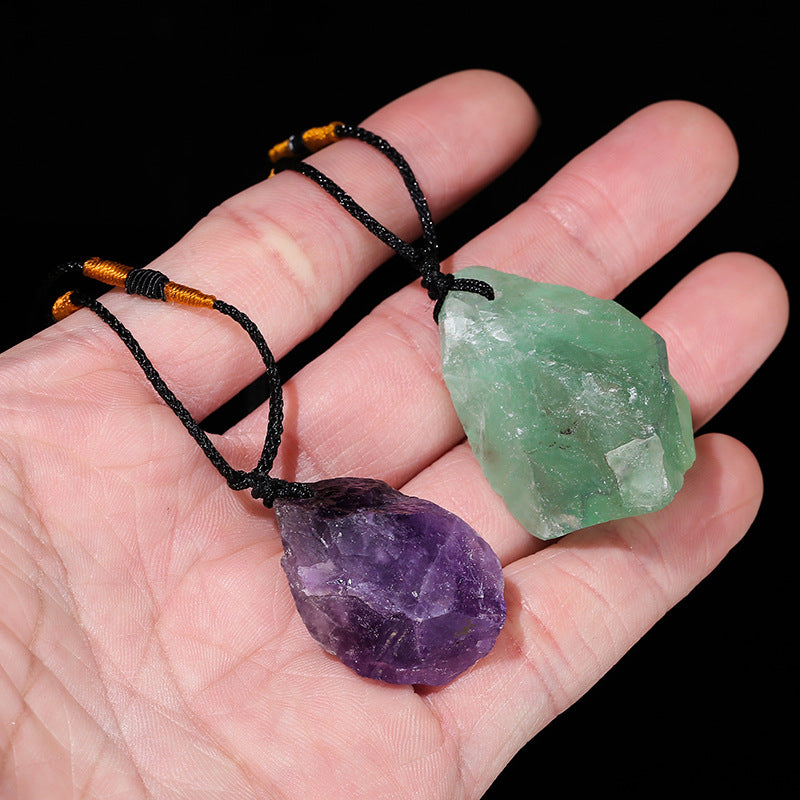 Crystal Energy Healing Blessing Good Luck Occult Wealth Health Happiness Fashion Love Pop Jewelry Gift Necklace