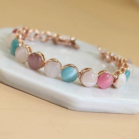 Crystal Energy Healing Blessing Good luck Occult Wealth Health Happiness Fashion Love Pop Jewelry bracelet