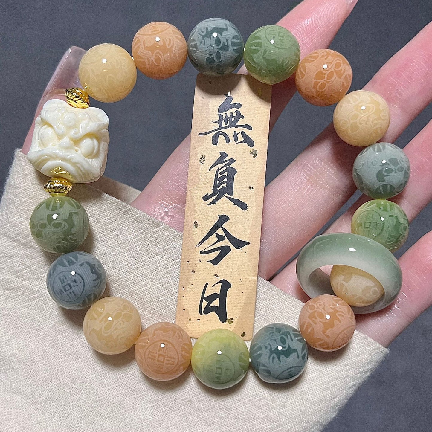 Crystal Energy Healing Blessing Good luck Occult fashion Pop jewelry bracelet