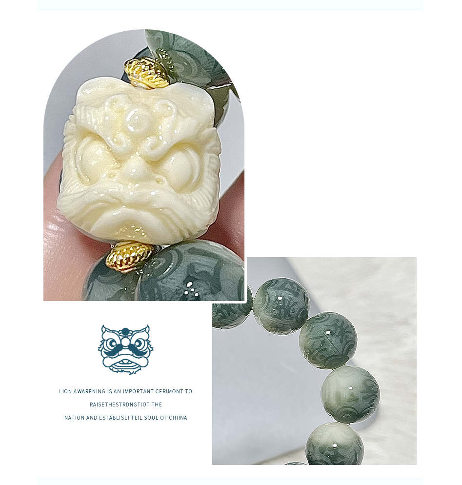 Crystal Energy Healing Blessing Good luck Occult fashion Pop jewelry bracelet