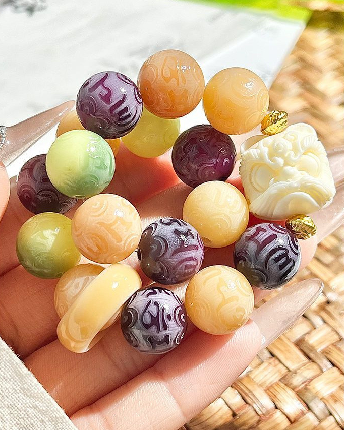 Crystal Energy Healing Blessing Good luck Occult fashion Pop jewelry bracelet
