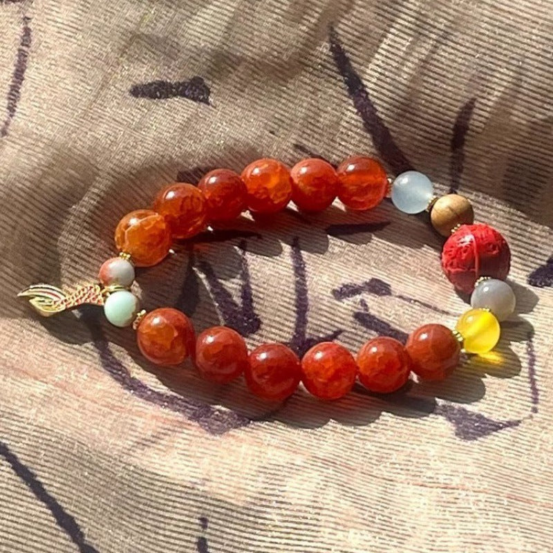 Crystal Energy Healing Blessing Good luck Occult fashion Pop jewelry bracelet