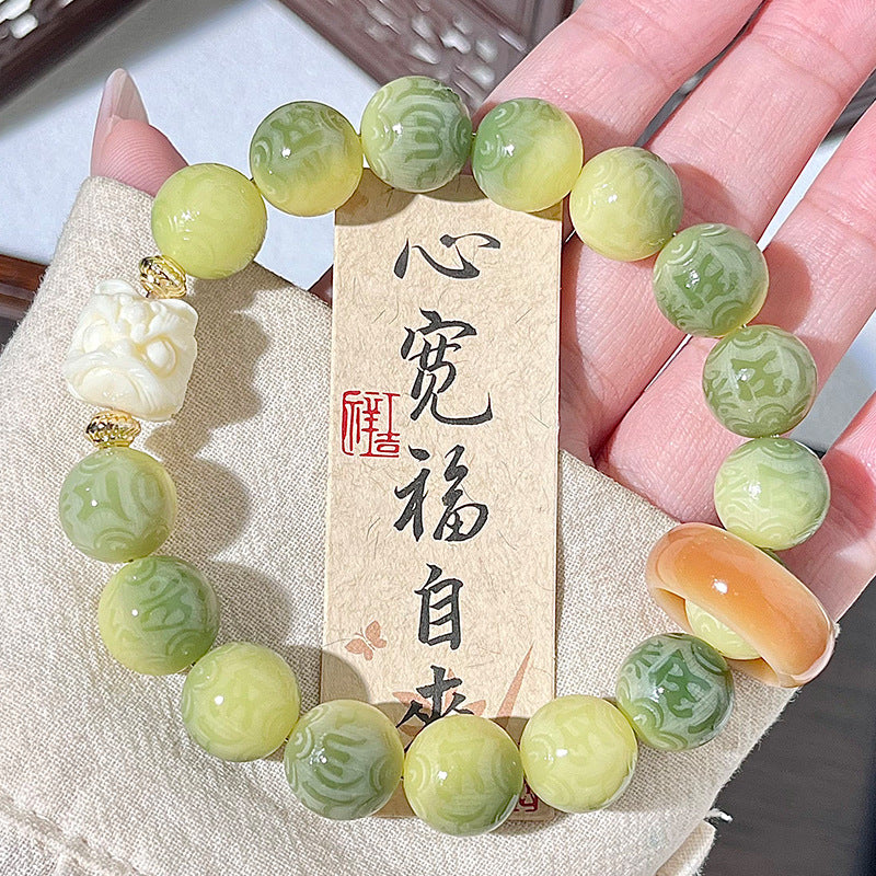 Crystal Energy Healing Blessing Good luck Occult fashion Pop jewelry bracelet