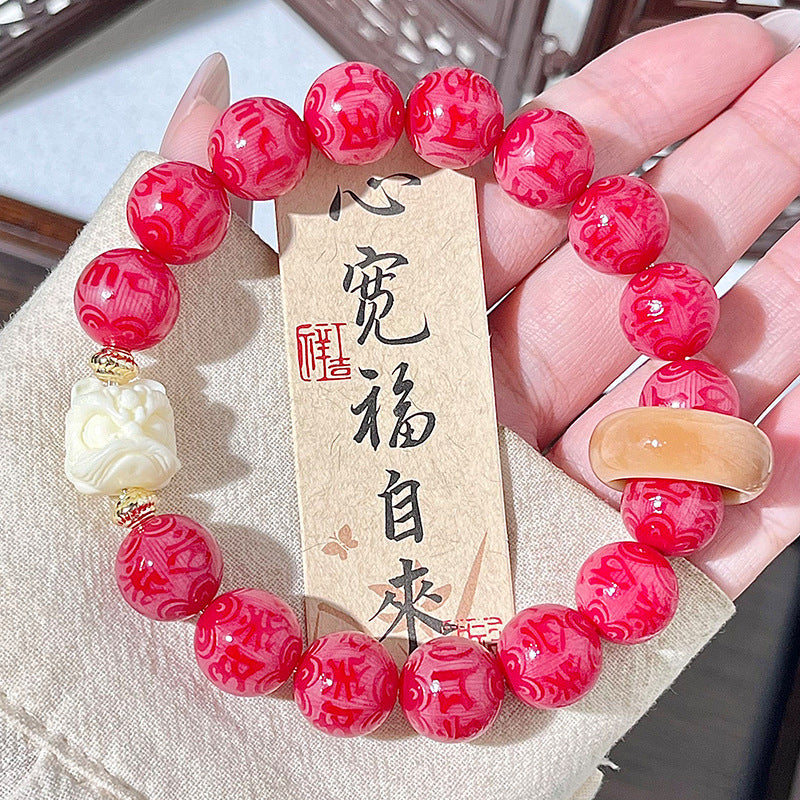 Crystal Energy Healing Blessing Good luck Occult fashion Pop jewelry bracelet