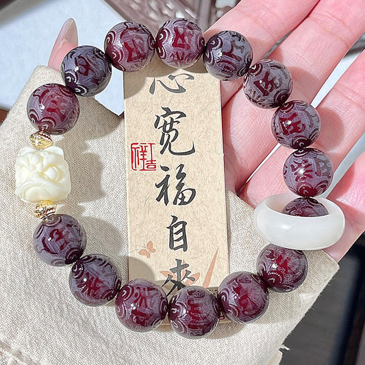 Crystal Energy Healing Blessing Good luck Occult fashion Pop jewelry bracelet