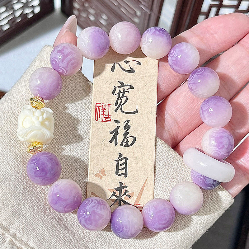 Crystal Energy Healing Blessing Good luck Occult fashion Pop jewelry bracelet