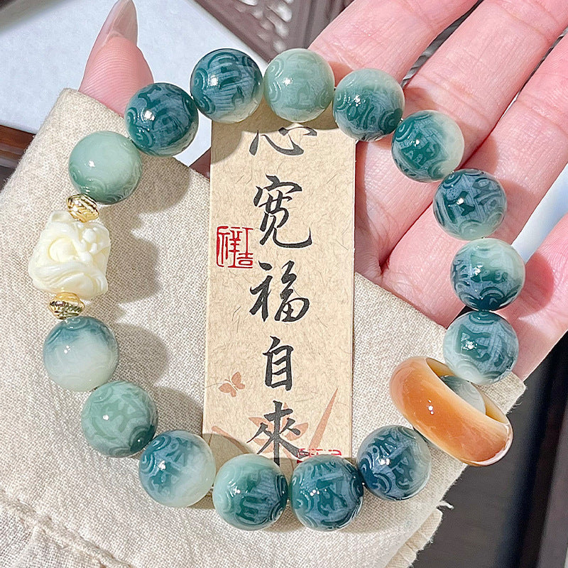 Crystal Energy Healing Blessing Good luck Occult fashion Pop jewelry bracelet