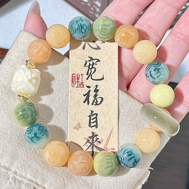 Crystal Energy Healing Blessing Good luck Occult fashion Pop jewelry bracelet