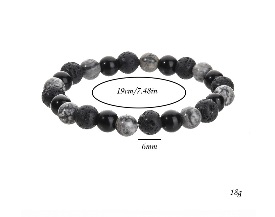 Crystal Energy Healing Blessing Good luck Occult fashion Pop jewelry bracelet
