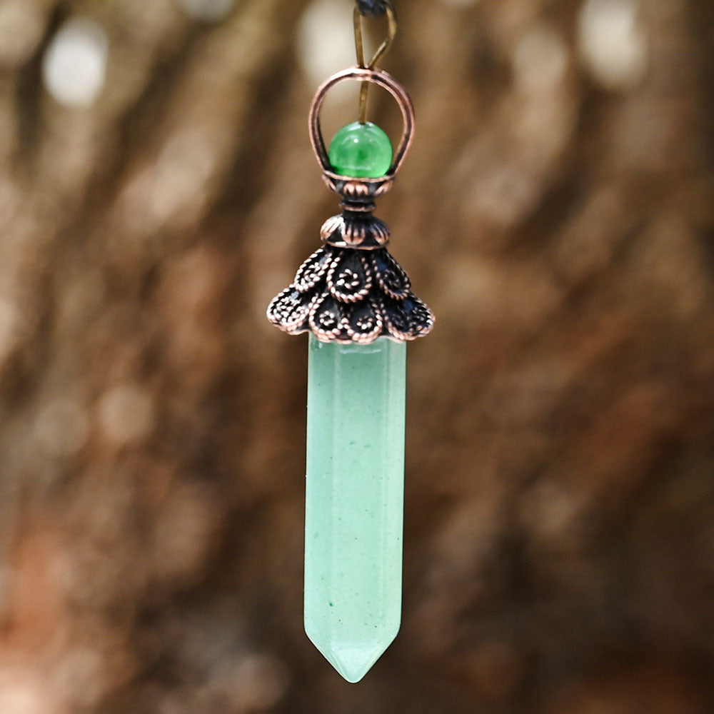 Pendulum crystal pendant