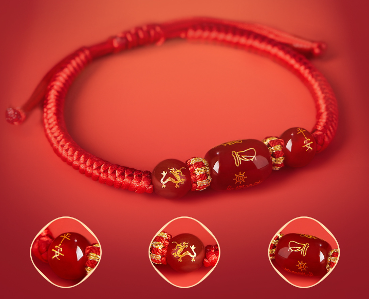 Crystal Energy Healing Blessing Good luck Occult fashion Pop jewelry bracelet